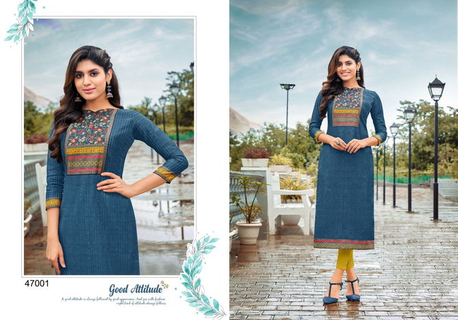 Kapil Trendz Kissmiss Ethnic Wear Wholesale Kurti Collection